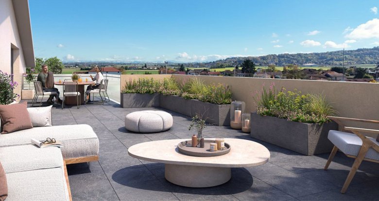 Achat / Vente immobilier neuf Toussieu à 200 m de la mairie (69780) - Réf. 13589