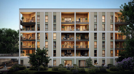 Programme immobilier neuf LA COLLINE - Bron - Bron à proximité en bus de la Part-Dieu (69500) - Référence : 16067