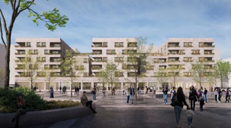 Programme immobilier neuf Résidence LES PRALINES - Bron : logements séniors près du Pôle Hospitalier, espaces généreux et dynamisme local (69500) - Référence : 15616