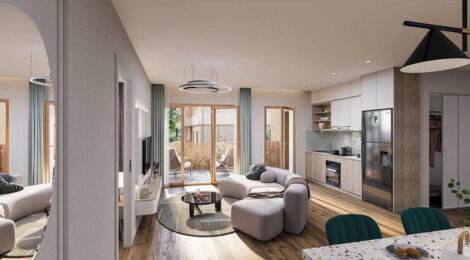 Programme immobilier neuf URBANATURA - Bron quartier de la Clairière à proximité du tram T2 (69500) - Référence : 11867
