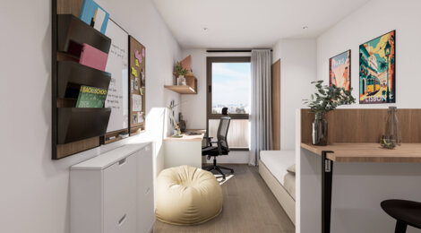 Programme immobilier neuf LE STUDEO - Bron résidence étudiante à deux pas des pôles universitaires lyonnais (69500) - Référence : 16066