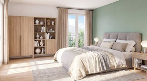 Programme immobilier neuf JARDINS DU LARGE - Décines-Charpieu  proche des tramways T3 et T7 (69150) - Référence : 16080