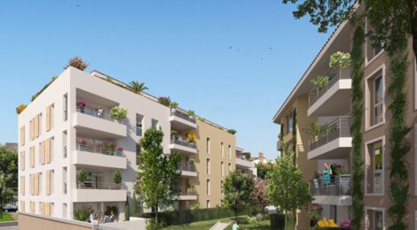 Programme immobilier neuf Square République - Givors proche gare avec cœur d’îlot végétalisé (69700) - Référence : 17009