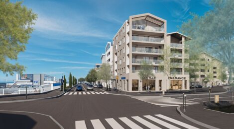 Programme immobilier neuf LES TOITS MAJOLANS - Meyzieu quartier des Plantées proche commodités (69330) - Référence : 16063