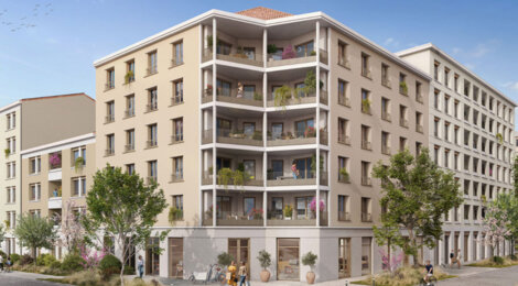 Programme immobilier neuf BE HAPPY - Bâtiment B | Parking Silo - Oullins-Pierre-Bénite logements avec extérieur près de Lyon (69600) - Référence : 17351
