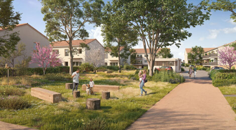 Programme immobilier neuf Arborélia - Oullins-Pierre-Bénite résidence neuve au Perron (69310) - Référence : 17724
