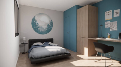 Programme immobilier neuf LE 67 EUROPE - Pierre-Bénite : logements neufs à deux pas du parc Georges Manillier, confort et sécurité (69600) - Référence : 12260