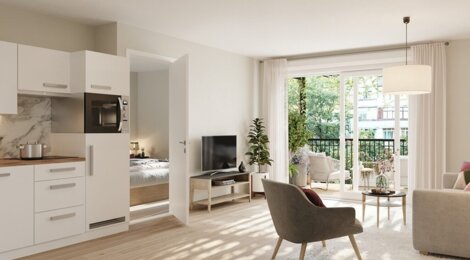 Programme immobilier neuf 23 Faubourg - Saint-Fons : logements neufs sécurisés et verdoyants proche des transports (69190) - Référence : 15511