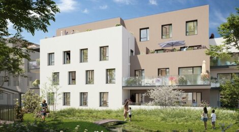 Programme immobilier neuf 23 Faubourg - Saint-Fons : logements neufs sécurisés et verdoyants proche des transports (69190) - Référence : 15511