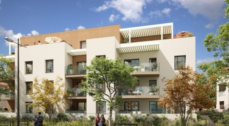 Programme immobilier neuf 23 Faubourg - Saint-Fons : logements neufs sécurisés et verdoyants proche des transports (69190) - Référence : 15511