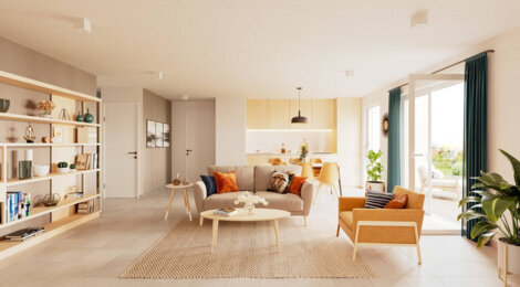 Programme immobilier neuf Résidence SOLINE - Vaulx-en-Velin à proximité métro A et centre commercial (69120) - Référence : 16032