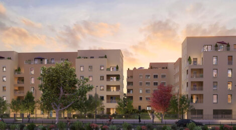 Programme immobilier neuf Résidence SOLINE - Vaulx-en-Velin à proximité métro A et centre commercial (69120) - Référence : 16032