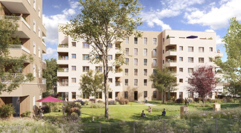 Programme immobilier neuf Résidence SOLINE - Vaulx-en-Velin à proximité métro A et centre commercial (69120) - Référence : 16032