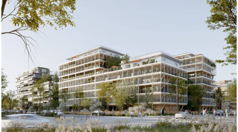 Programme immobilier neuf L'archipel - Vénissieux : logements neufs sécurisés et verdoyants proche des commodités (69200) - Référence : 15094