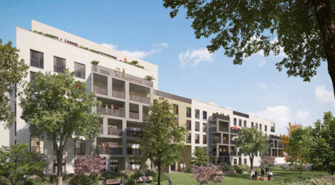Programme immobilier neuf Pressensé Park - Vénissieux : logements neufs sécurisés et verdoyants proche des transports (69200) - Référence : 15159
