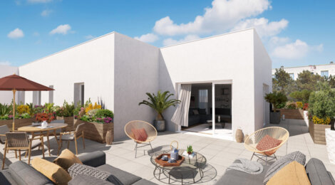 Programme immobilier neuf Patio Pressensé - Vénissieux : Résidence studio–T4 avec cadre résidentiel et confort optimisé proche des transports (69200) - Référence : 7039