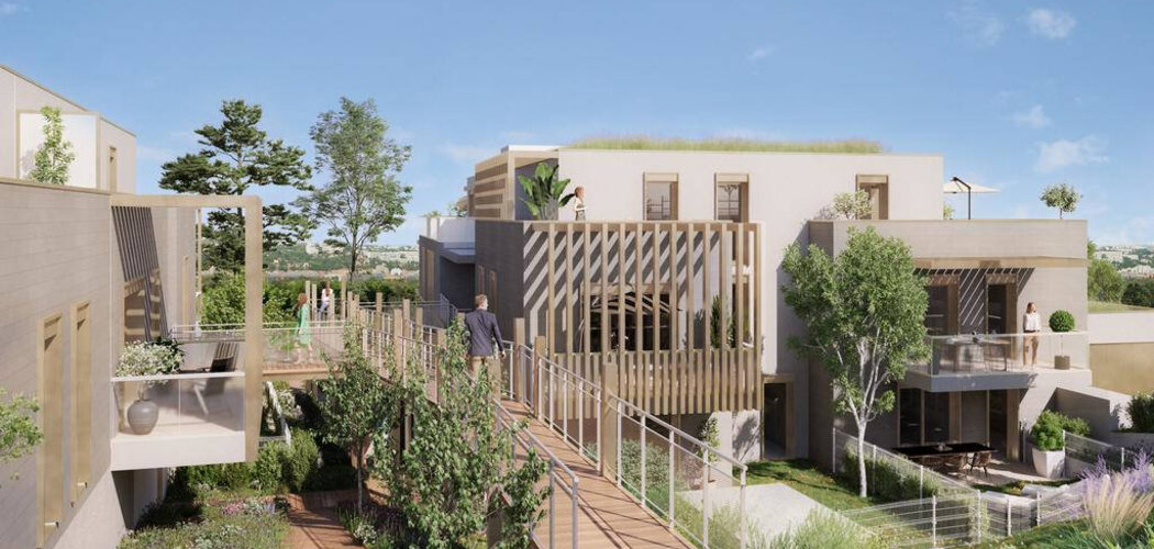Programme immobilier neuf L'Écrin - Décines-Charpieu : Résidence T2–T5 avec cadre résidentiel et confort optimisé proche des commodités (69150) - Référence : 14773