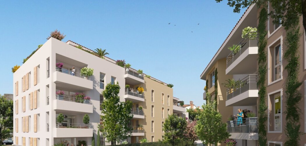 Programme immobilier neuf Square République - Givors proche gare avec cœur d’îlot végétalisé (69700) - Référence : 17009