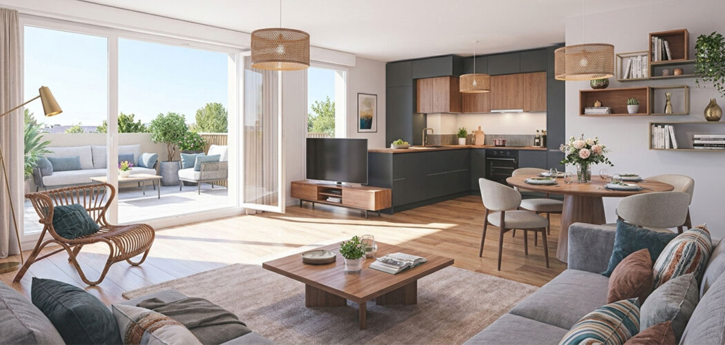 Programme immobilier neuf L'Atelier Delore - Lyon 08 Grand Trou à 12 min à pied du tram T4 (69008) - Référence : 17240