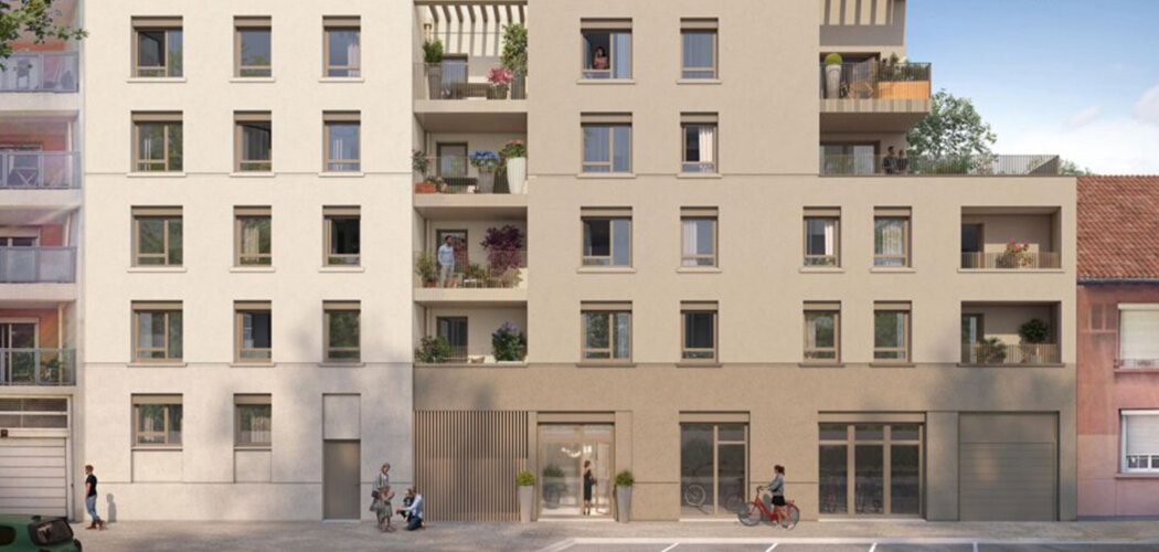 Programme immobilier neuf L'Atelier Delore - Lyon 08 Grand Trou à 12 min à pied du tram T4 (69008) - Référence : 17240