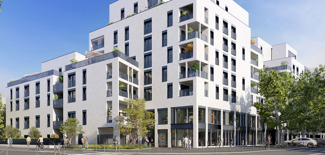 Programme immobilier neuf LUMINANCE - Lyon 08 résidence neuve proche tram T6 (69008) - Référence : 17233