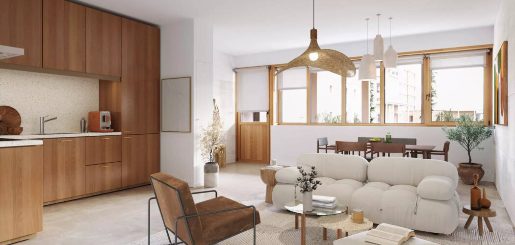 Programme immobilier neuf ALMA PETRA - TR1 LIBRE -  Lyon 7e : logements neufs sécurisés et verdoyants proche des transports (69007) - Référence : 15522