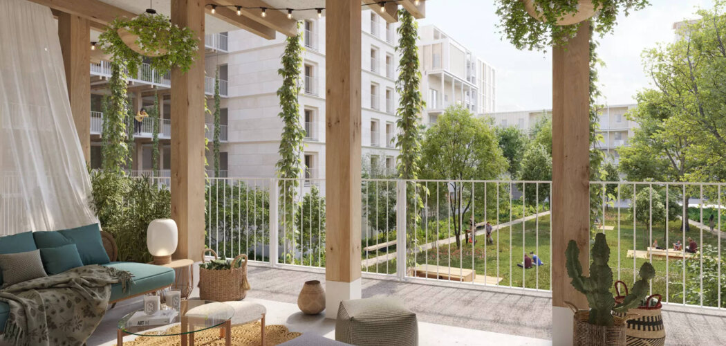Programme immobilier neuf ALMA PETRA - TR1 LIBRE -  Lyon 7e : logements neufs sécurisés et verdoyants proche des transports (69007) - Référence : 15522