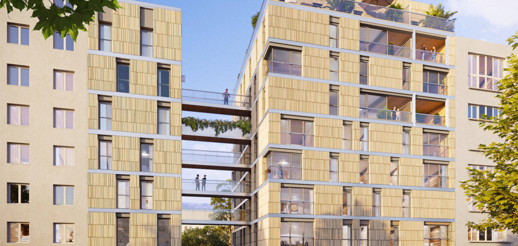 Programme immobilier neuf EMPREINTE - Lyon : logements neufs sécurisés et lumineux proche des transports (69007) - Référence : 15068