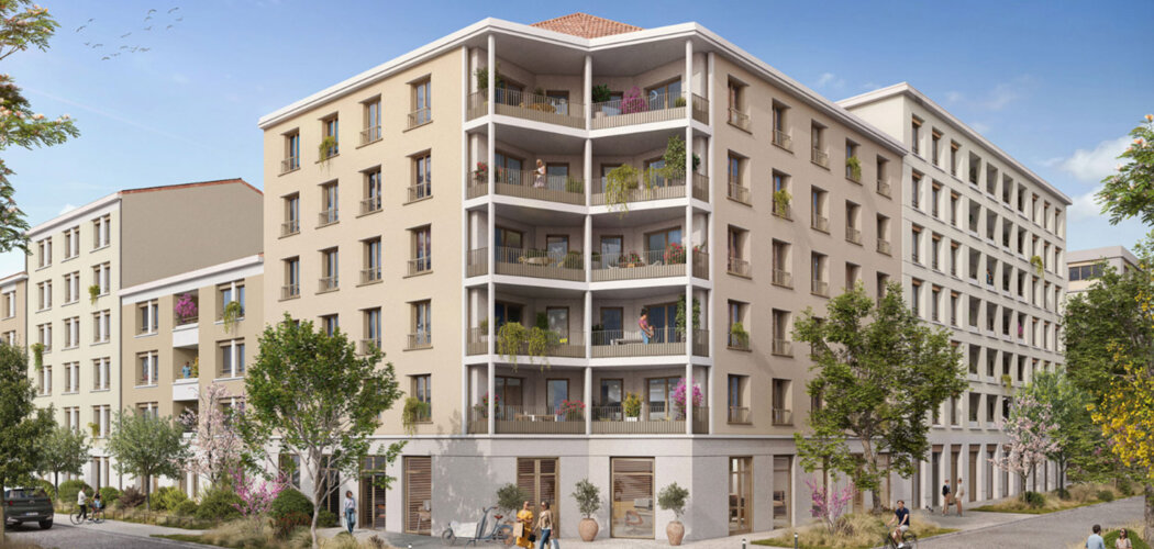 Programme immobilier neuf BE HAPPY - Bâtiment B | Parking Silo - Oullins-Pierre-Bénite logements avec extérieur près de Lyon (69600) - Référence : 17351