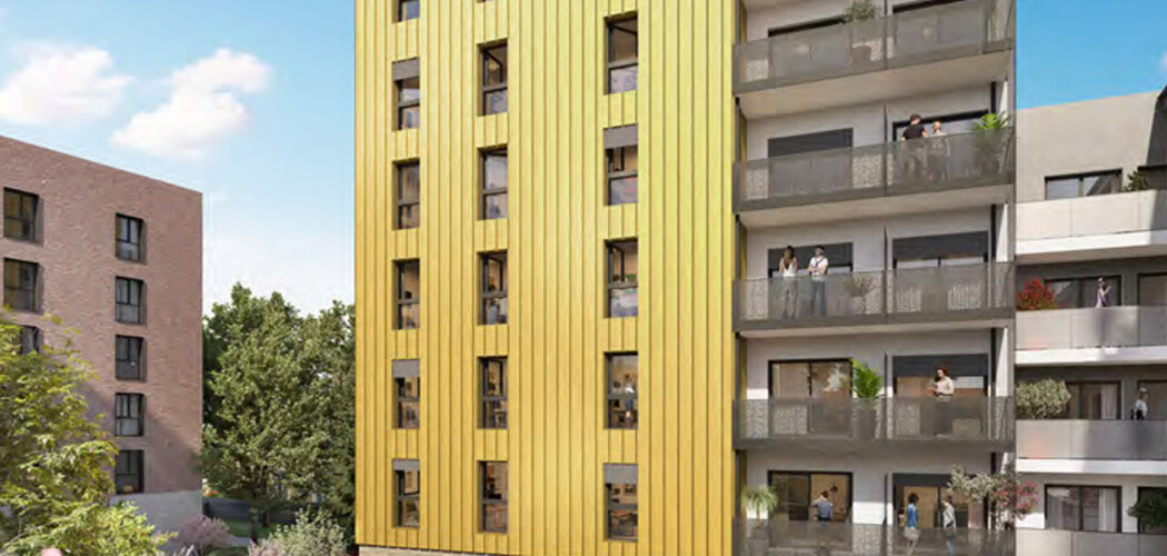 Programme immobilier neuf RUBIX - Oullins-Pierre-Bénite studios meublés pour étudiants Lyon (69600) - Référence : 15985