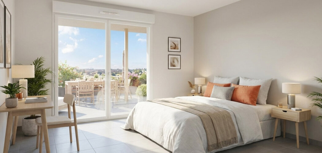 Programme immobilier neuf MURMÛRE - Saint-Bonnet-de-Mure appartements avec extérieurs dans l’Est lyonnais (69720) - Référence : 17320
