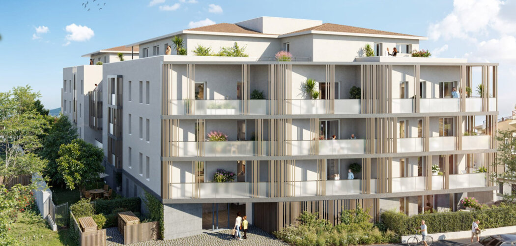 Programme immobilier neuf MURMÛRE - Saint-Bonnet-de-Mure appartements avec extérieurs dans l’Est lyonnais (69720) - Référence : 17320