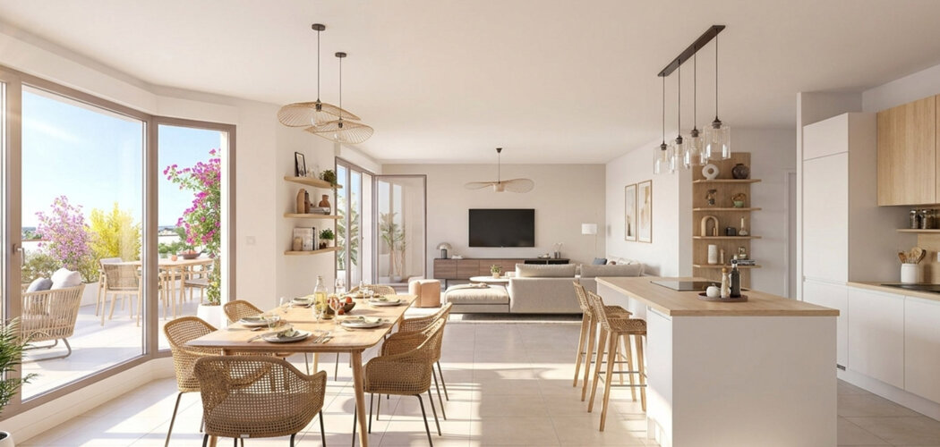 Programme immobilier neuf ORIEL - Saint-Priest appartements lumineux près du T2 (69800) - Référence : 17269