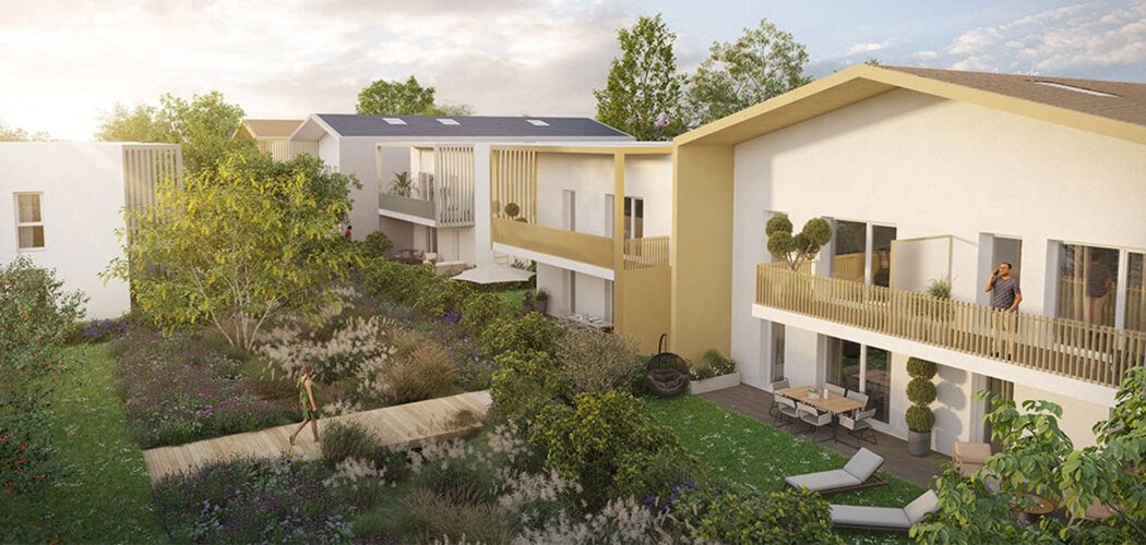 Programme immobilier neuf Résidence Jean Bouin - Saint-Priest quartier Revaison proche du bus C25 (69800) - Référence : 16026