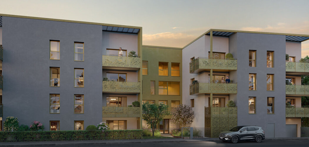 Programme immobilier neuf ATRIA - Saint-Priest résidence conviviale près du centre-ville (69800) - Référence : 17307