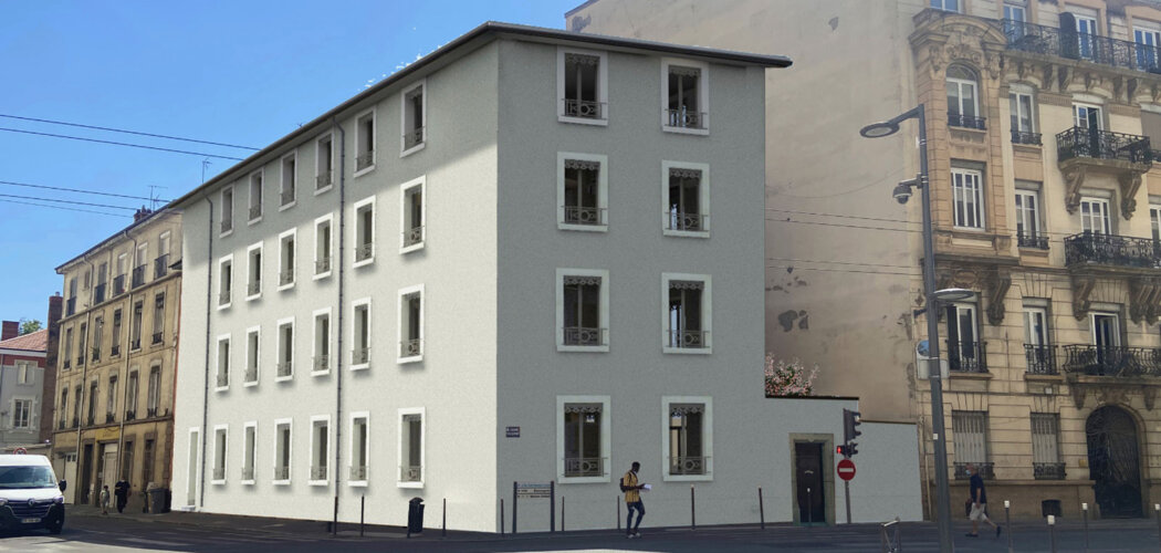 Programme immobilier neuf RESIDENCE CARMIN VEFA - SURELEVATION - TRAVAUX EN COURS (***ACTABLE) - Villeurbanne : logements neufs T3 proche du métro Gratte-Ciel (69100) - Référence : 9489